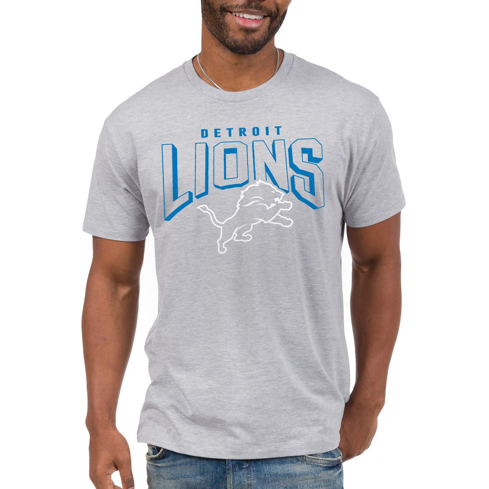 Junk Food Clothing x NFL - Bold Logo - Short Sleeve Fan Shirt for Men and Women - Officially Licensed NFL Apparel