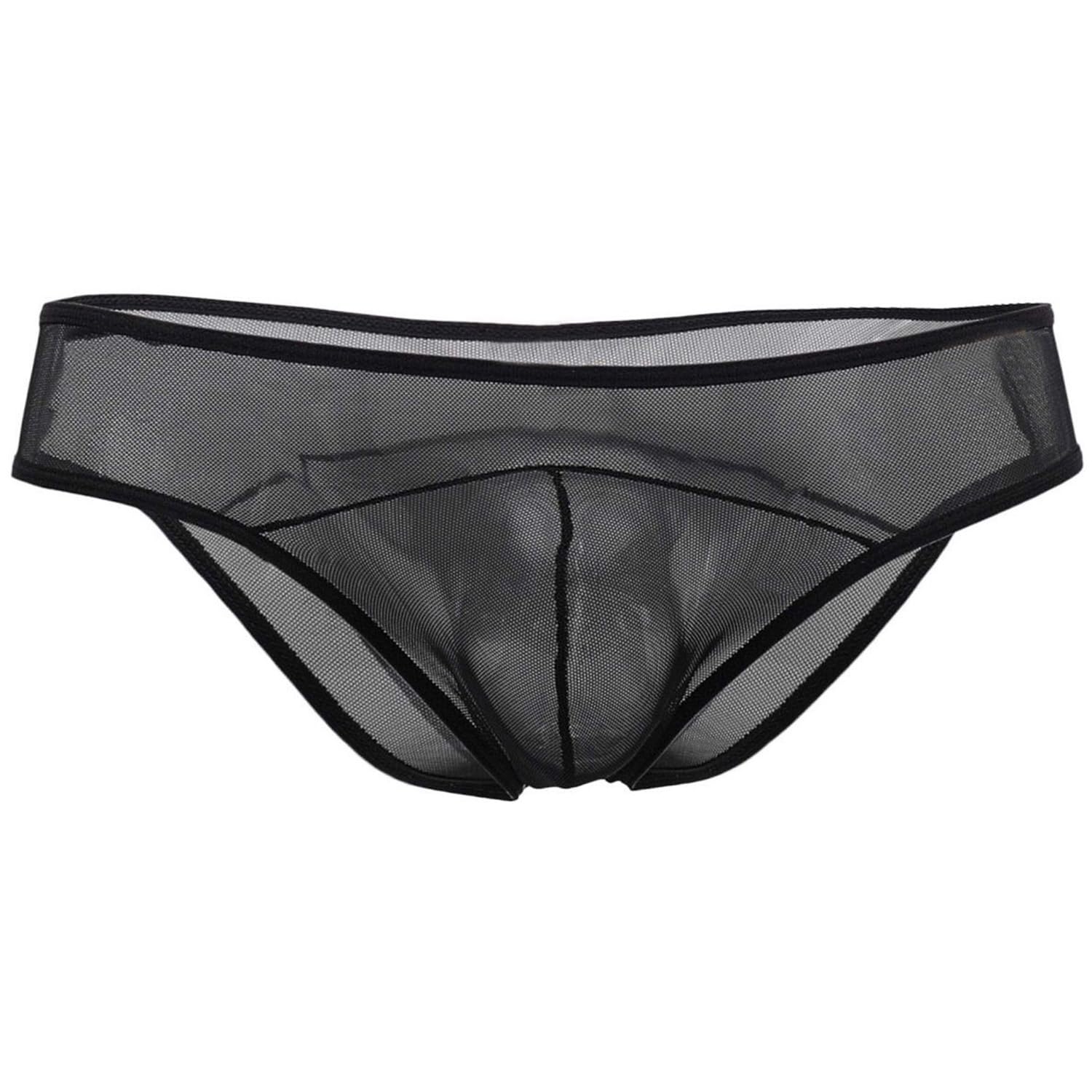 ribald the neech Men's Mesh Brief Underwear, Sheer Net Fabric-picture-11