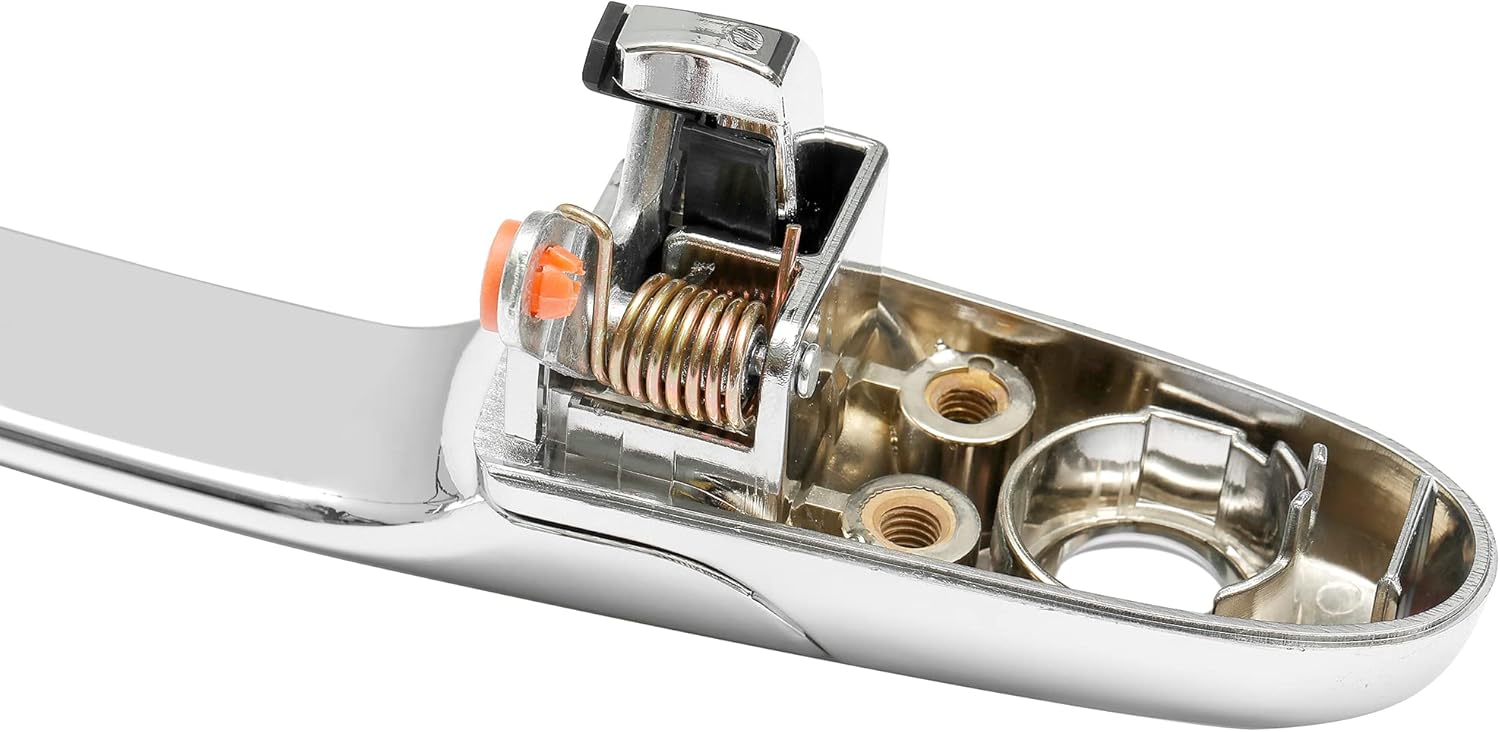 Outside Door Handle, Compatible with 2005-2013 Buick LaCrosse Lucerne Allure, Chevy Cobalt Impala Monte Carlo, Pontiac G5, Solstice, Saturn Sky, Front Left Driver Side | Replace# 80532, GM1310165