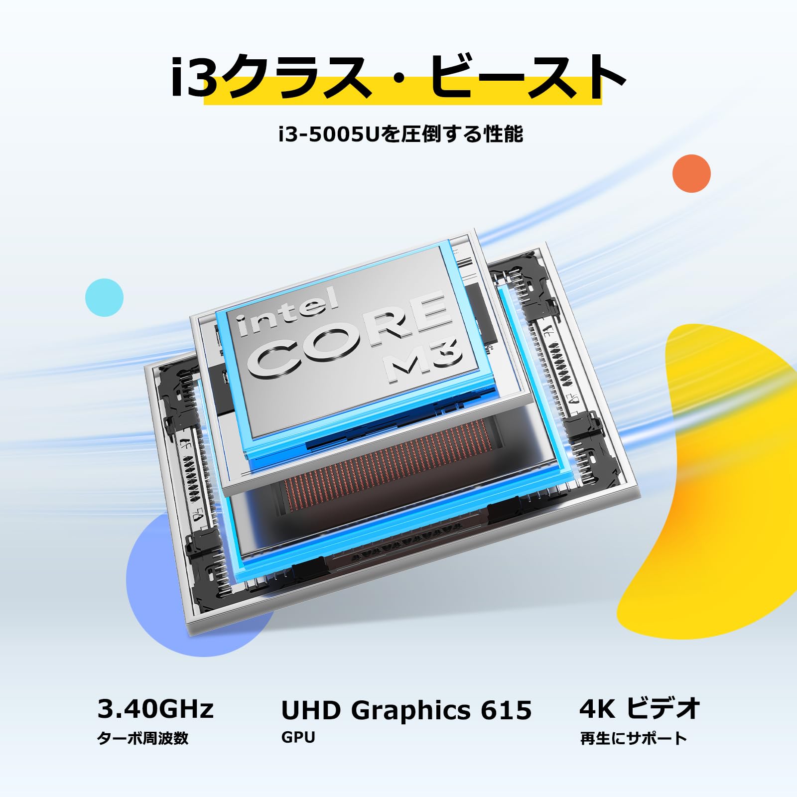 Amazon.co.jp: HYPERSTRIX ノートパソコン 18.5インチ Core m3 16GB