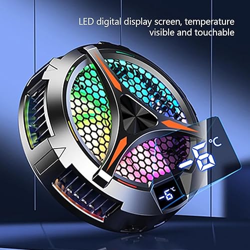 Miniatura 10 de Enfriador de tableta para iPad Surface Pro 30 W radiador súper potente ventilador magnético de enfriamiento del teléfono con 3 modos de