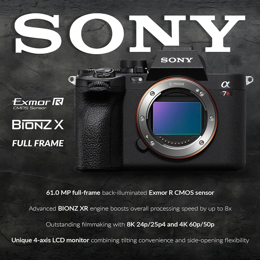 Amazon.com : Sony Alpha a7R V 61.0MP Full Frame Mirrorless