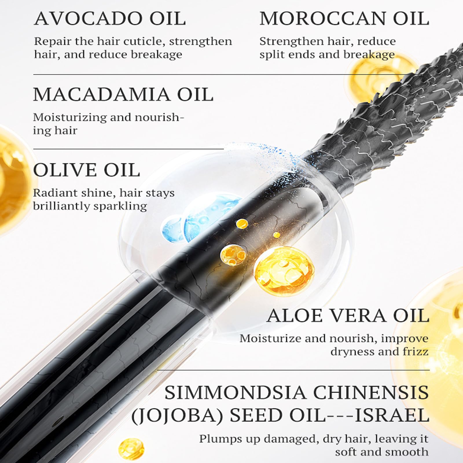 Multivitamin Hair Serum, Hair Serum Capsules, Smoothing & Nourishing Hair Treatment - Image 2