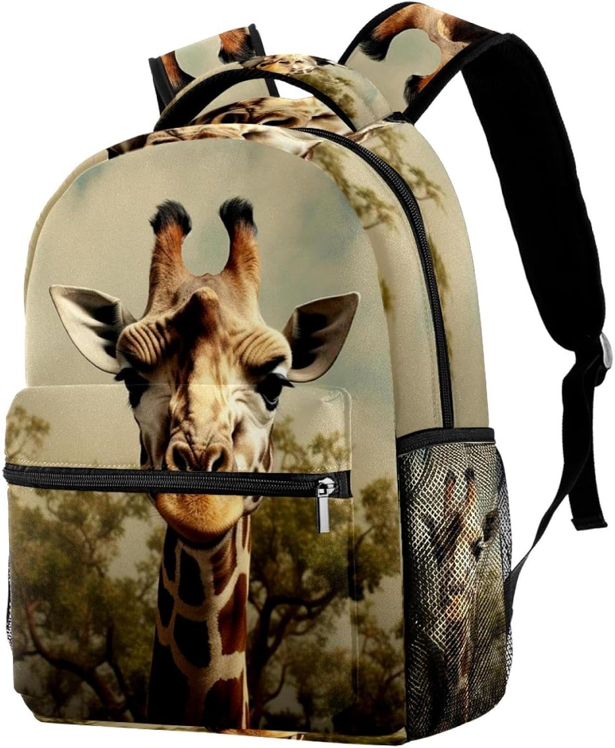 TropicalLife Giraffe Print Rugzak voor Kinderen Meisjes Jongens Mannen TropicalLife Giraffe Print Rugzak voor Kinderen Meisjes Jongens Mannen