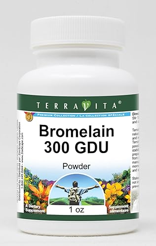 Terravita Bromelina 300 GDU Polvo (1 oz, ZIN 519384) - Paquete de 3
