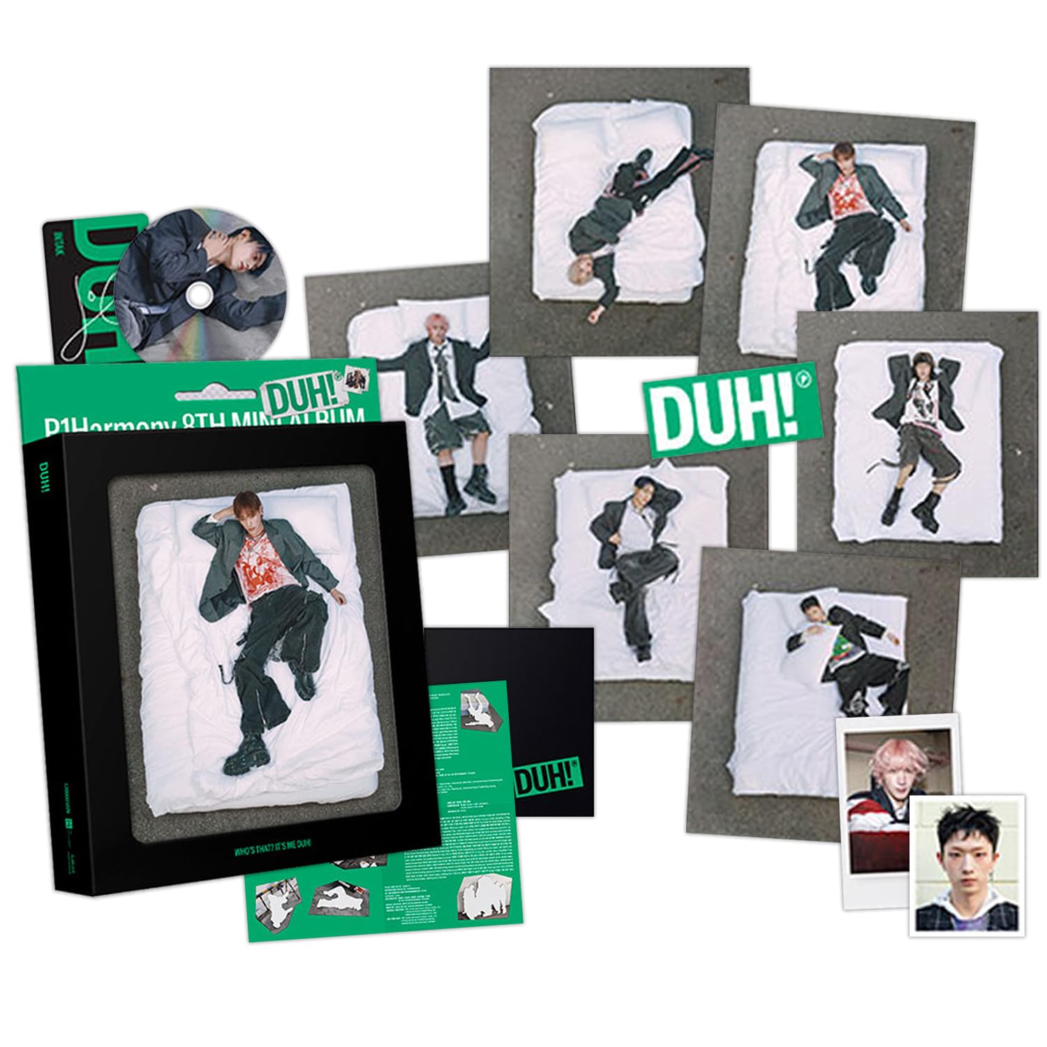 P1Harmony - 8th Mini Album Out Box + Postcard + CD-R + Holder +