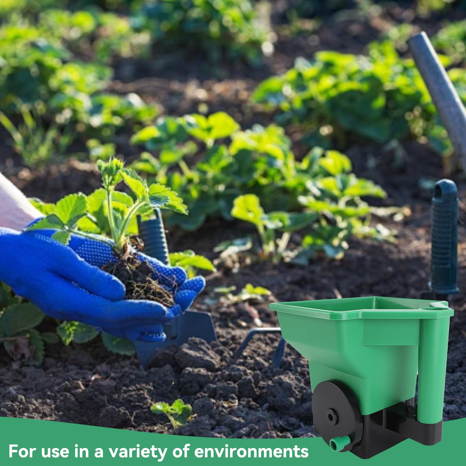 Spandiconcime manuale manuale da 3 l, per risparmiare manodopera, per prato e giardino, per fertilizzante sale, piccoli cortili e giardini