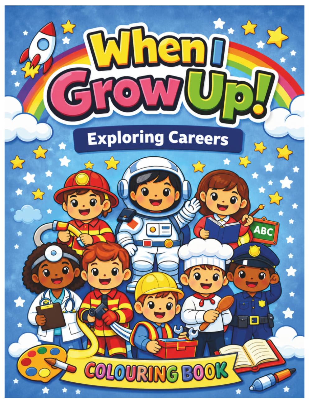 When I Grow Up Colouring Book: Exploring Careers