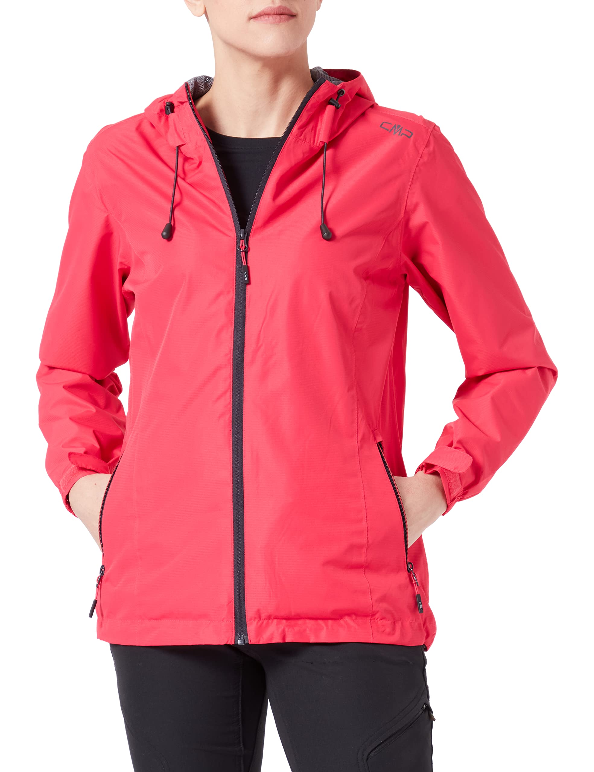 CMP - Woman Jacket Fix Hood, Strawberry, S