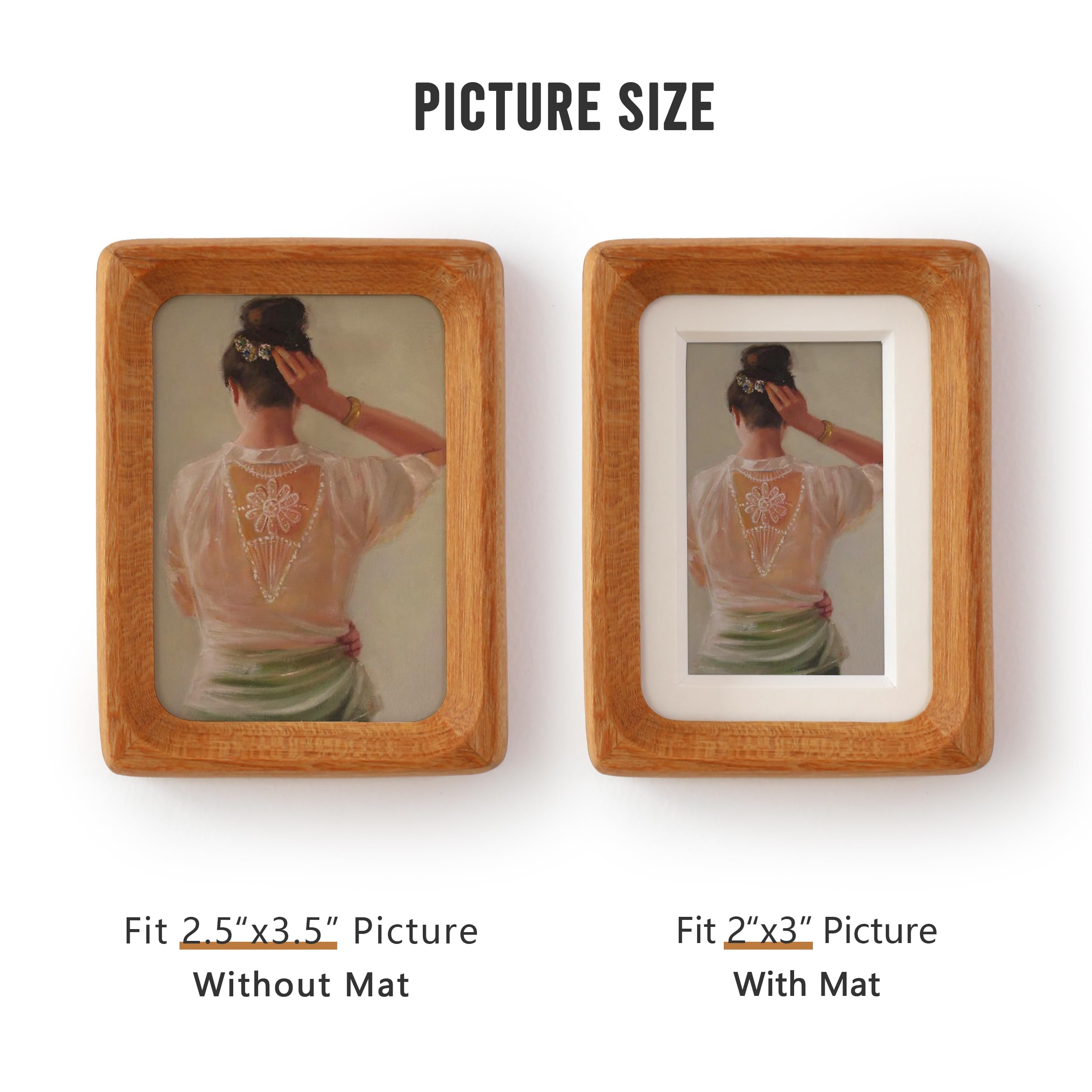 水彩画 小網代湾の干潟 木製フレーム付き Amazon.com - Zelvix Wooden Picture Frames, 2.5x3.5 Small Polaroid