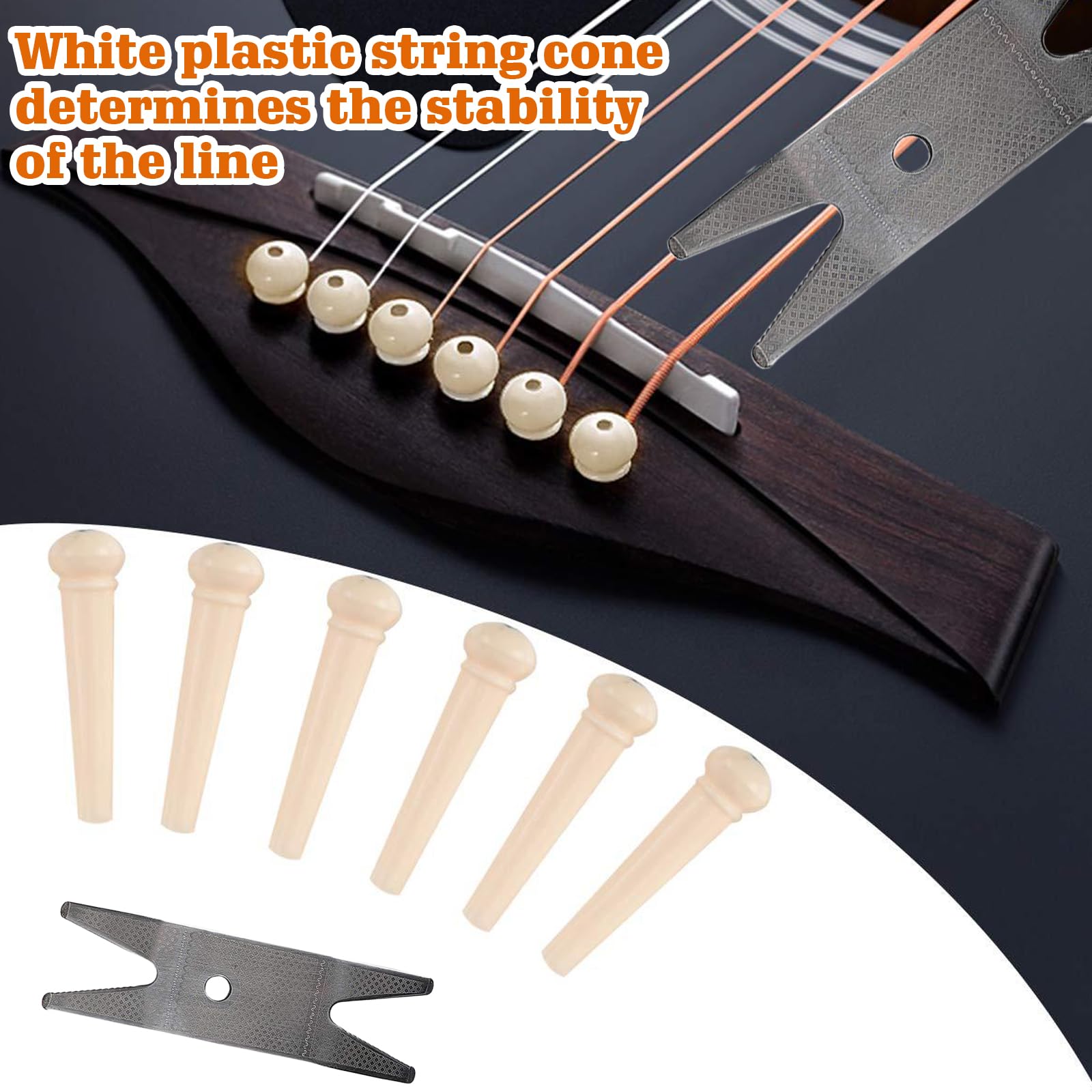 26-częściowy zestaw narzędzi do naprawy gitar: kompletny zestaw do konserwacji i czyszczenia gitar HOMURY, w tym zestaw kluczy sześciokątnych, organizer do strun, zestaw narzędzi gitarowych do gitary