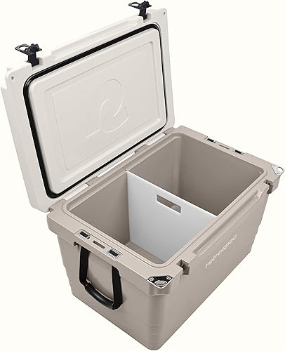 Retrospec Palisade Cooler - Divisor horizontal y tabla de cortar