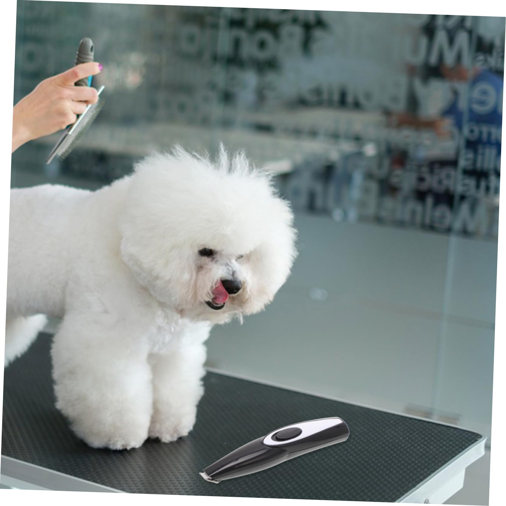 BESPORTBLE 5piezas Cortadora De Pelo Eléctrica Para Mascotas Usb Recargable Herramienta De Aseo Para Gatos y Perros Cortadora De Uñas y Pelo Para Patas Azul y Negro Aleatorio