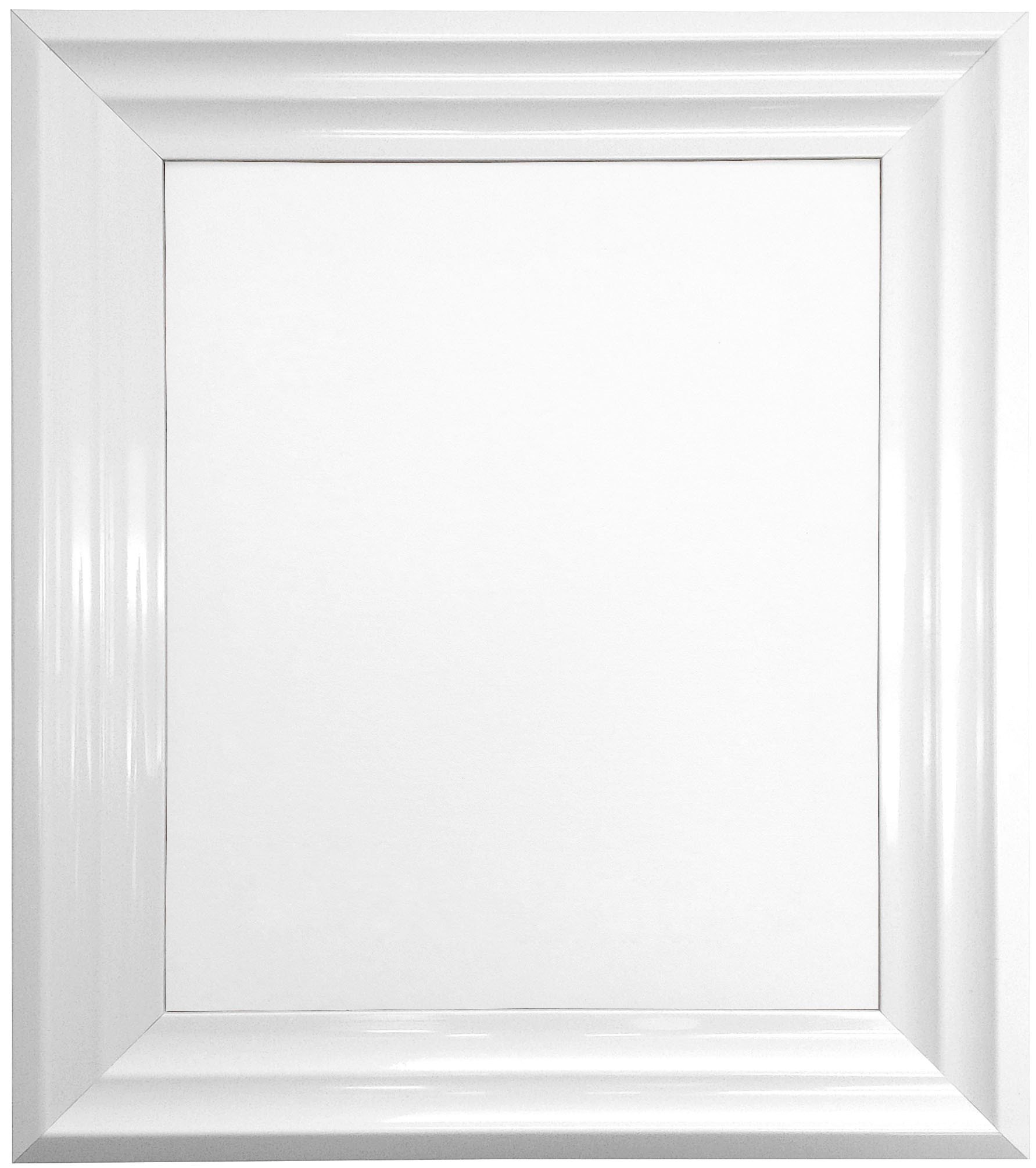 FRAMES BY POST Firenza White Picture Photo Frame Plastic Glass A3
