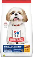 Ração Hill's Science Diet Adultos 7+ Pedaços Pequenos para Cães Idosos sabor frango - 6.8kg