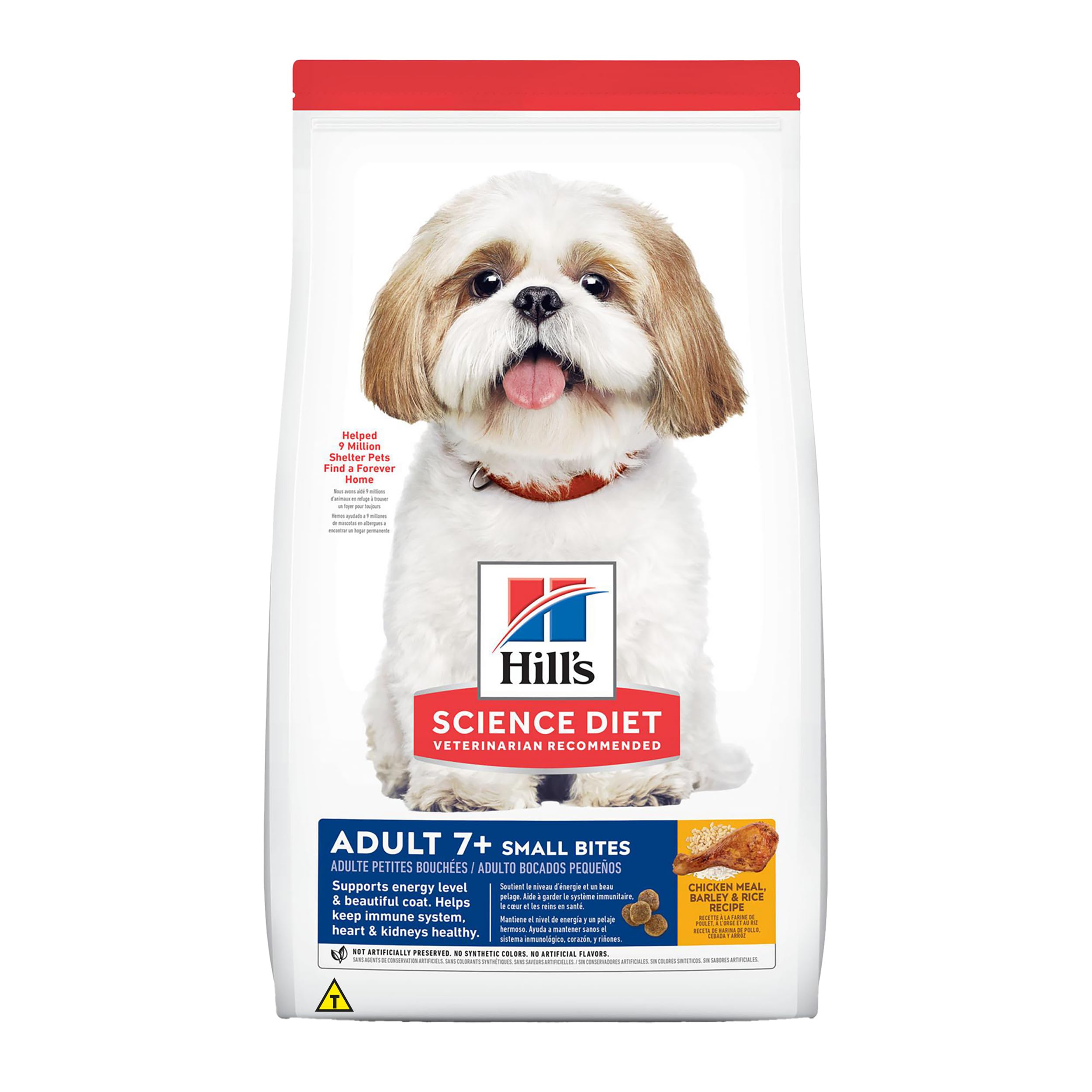 Hill's Science Diet, Ração, Cães Idosos, 7+, Pedaços Pequenos
