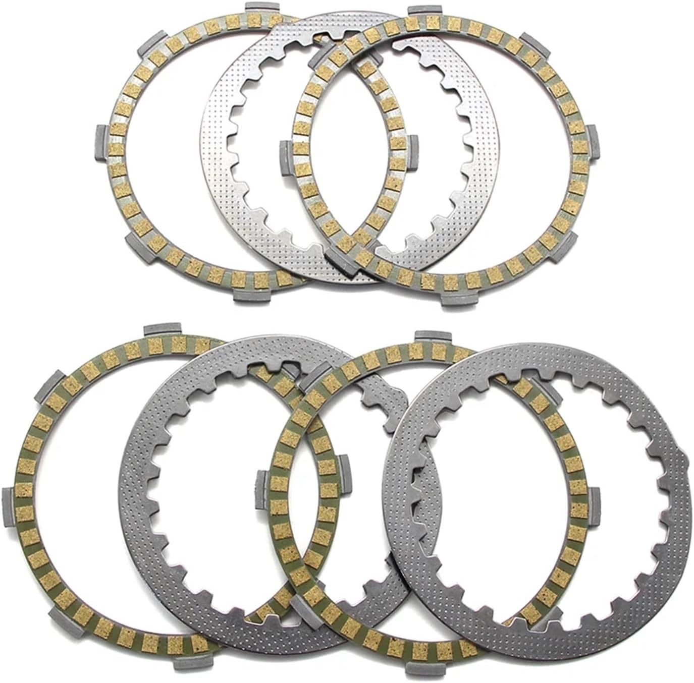 Compatible with Yamaha DT50R DT50 4AD DT50LC RZ50 5FC DT80LC DT80 DT80 MXS LC1 TDR80 YZ80C RD80LC Motorcycle Clutch Friction Disc Plate Kit