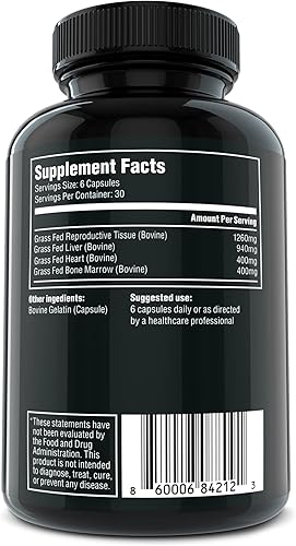 Miniatura 2 de The Fittest Queen Suplemento para órganos, hormonas y apoyo energético, 180 cápsulas