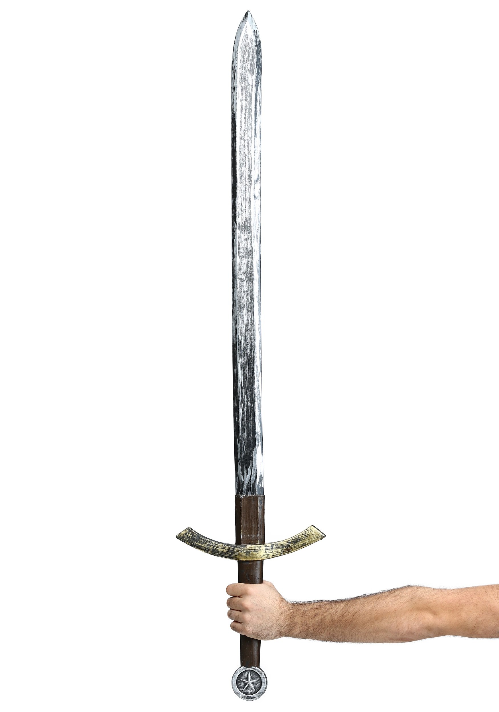 47 Inch Sword Costume Accessory - Long Knight Champion Sword with 33 Inch Blade