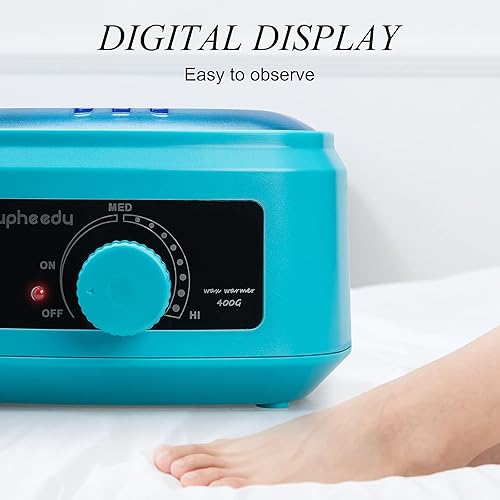 Miniatura 2 de Calentador de cera para depilación – Indoloroso sin estribos con 4 bolsas de granos de cera gruesa para el cabello para mujeres y hombres, cejas,