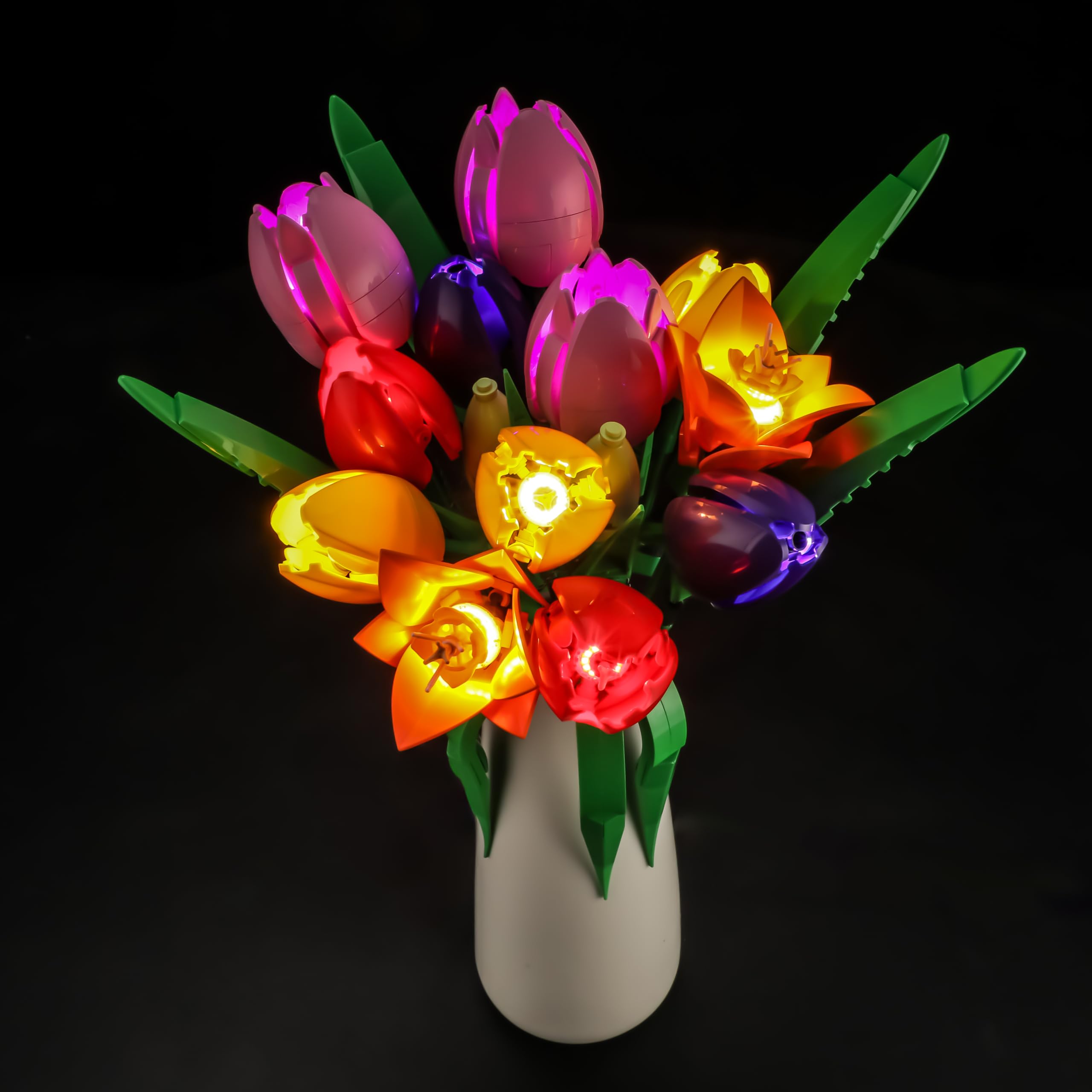 BRIKSMAX 2.0 Light Kit Compatible with Lego The Botanical Collection Tulip Bouquet 11501 Building Sets- Original LED Lighting Kits (Accessories Only),Cable-Hiding Tech for Display, Gifts & Collectors — image 1