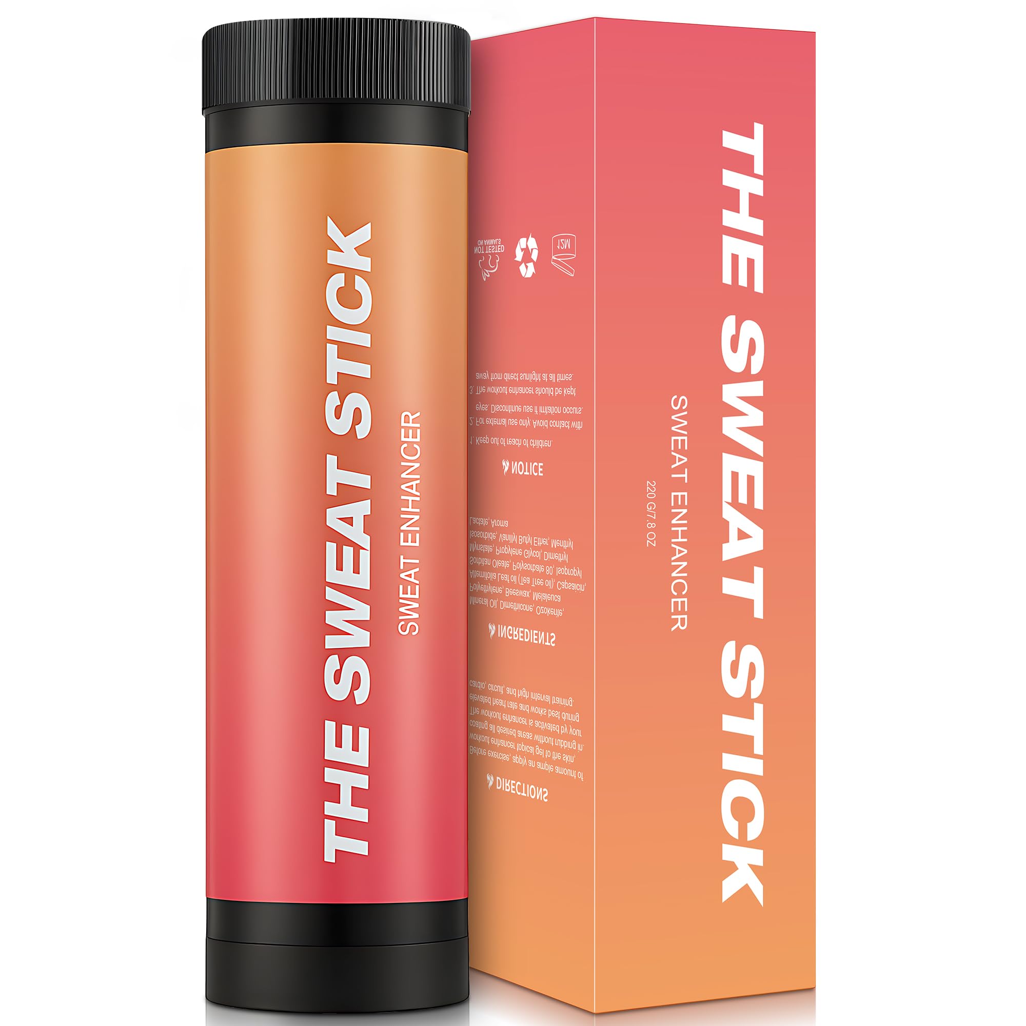 Demissle Gel em Bastão Perfumado para Treino, 298 g, Laranja