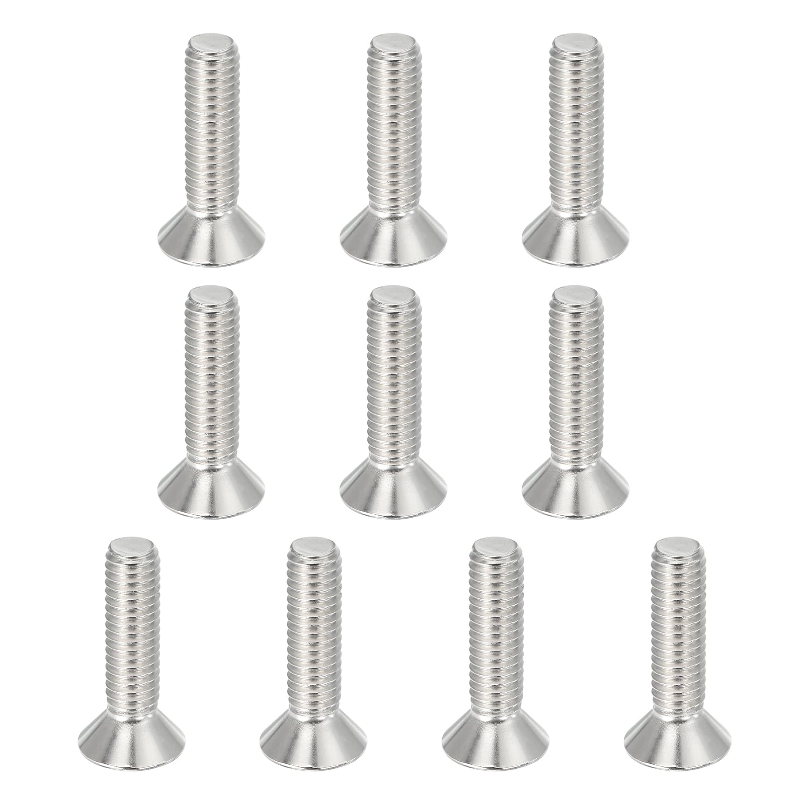 PATIKIL 3/8-16 x 1-1/2" Flat Head Socket Cap Screws