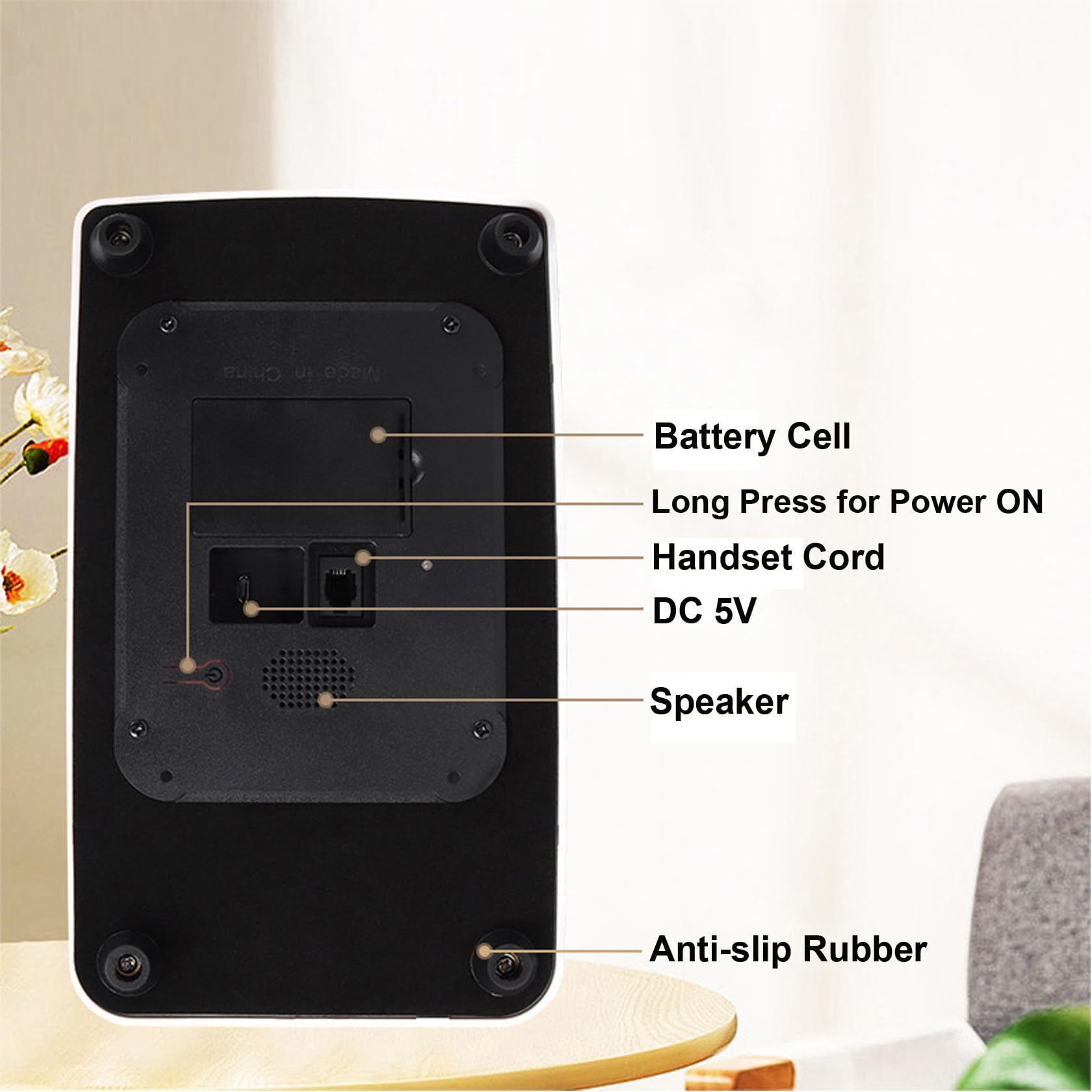 Sprachaufzeichnung Audio Gästebuch - Gästebuch Telefon für Hochzeiten, Brautpartys, Jubiläen | Retro Telefon Voice Recorder | USB Wiederaufladbares Speichertelefon | Einzigartiges Hochzeitsgeschenk