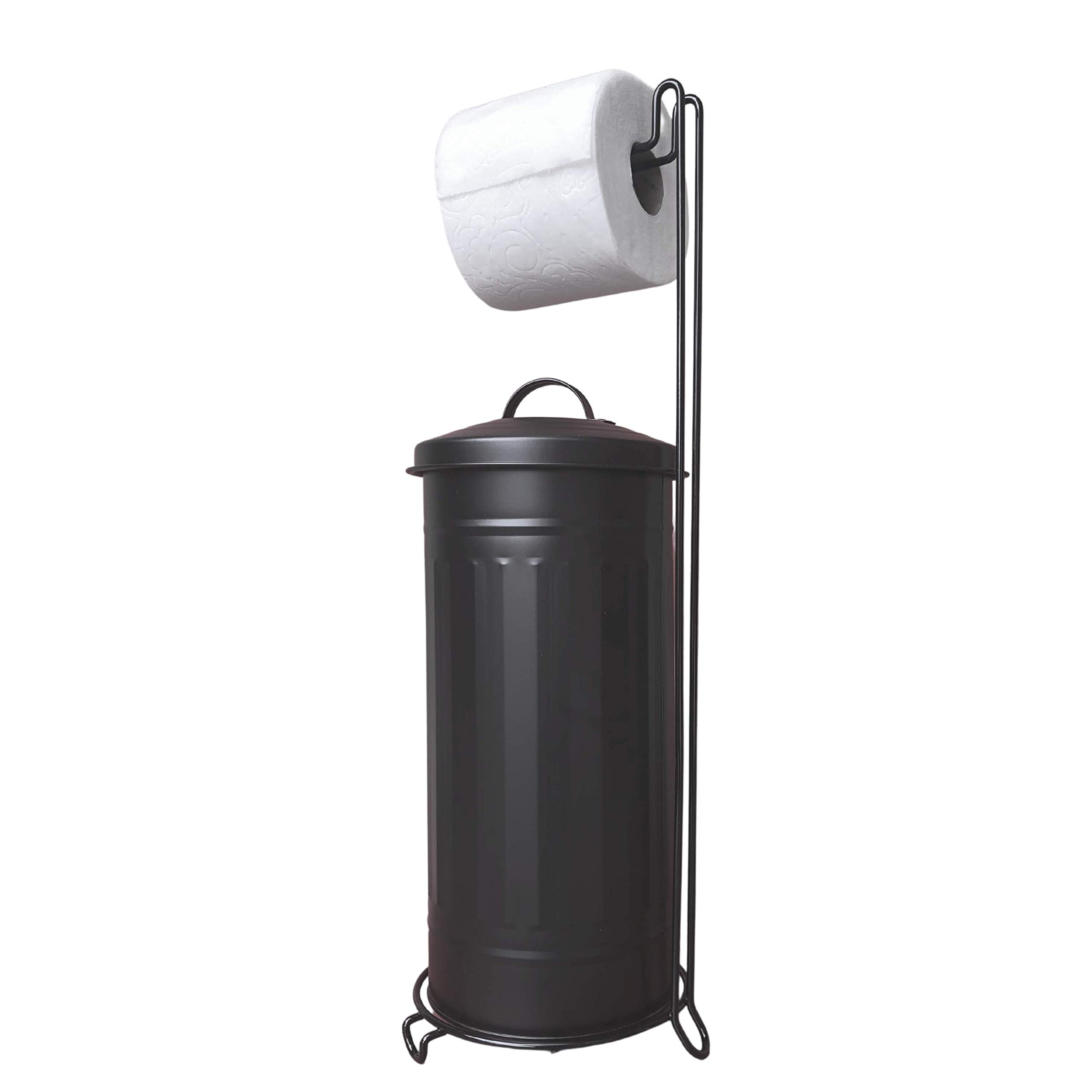 Buy Autumn Alley Farmhouse Standing Toilet Paper Holder Black Toilet Paper Stand for Farmhouse