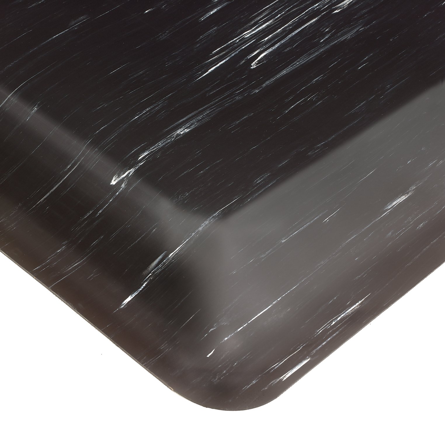 Wearwell PVC 419 UltraSoft Tile-Top Mat, Safety Beveled Edges, for Dry Areas, 2' Width x 3' Length x 7/8