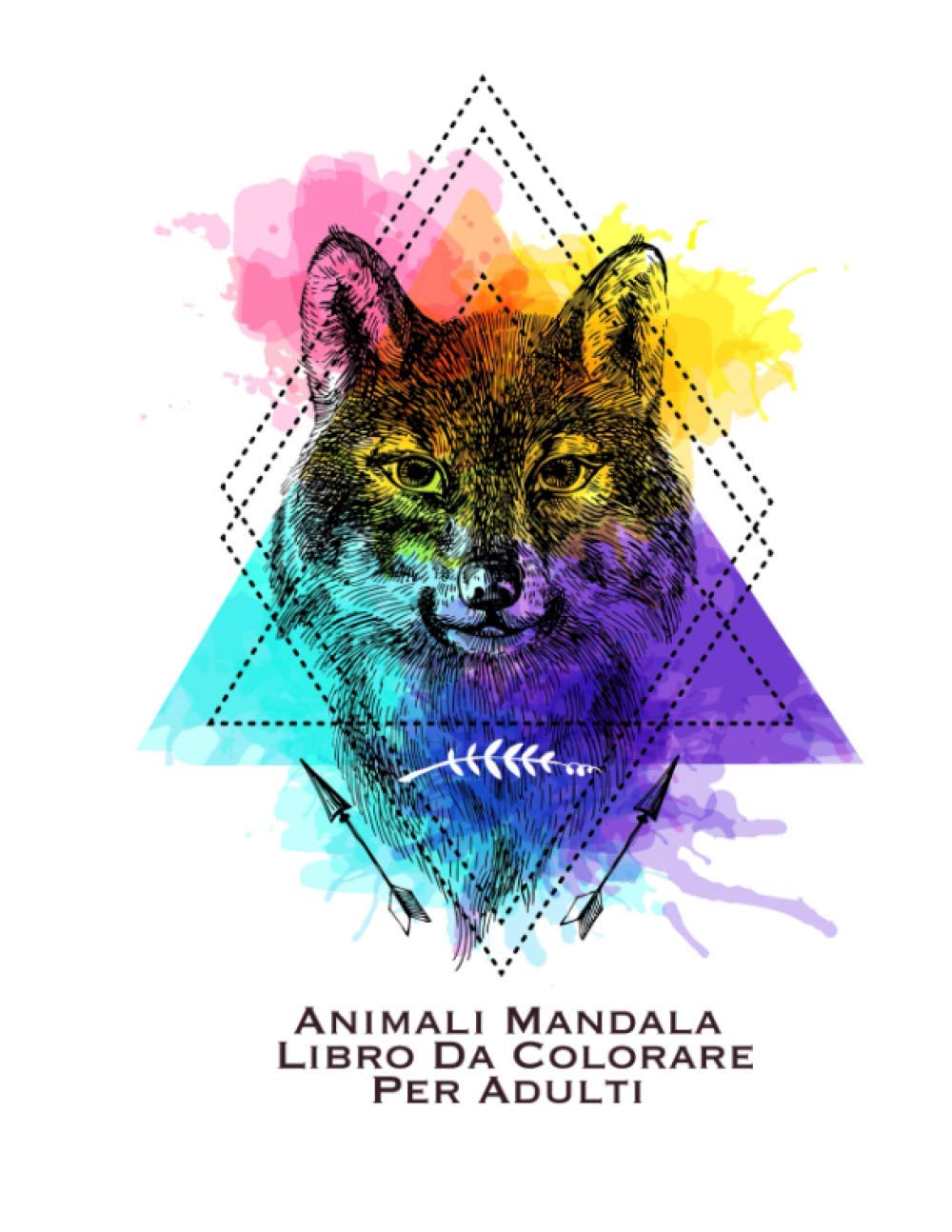 Livre de coloriage mandala animaux pour adultes avec 100 dessins anti-stress