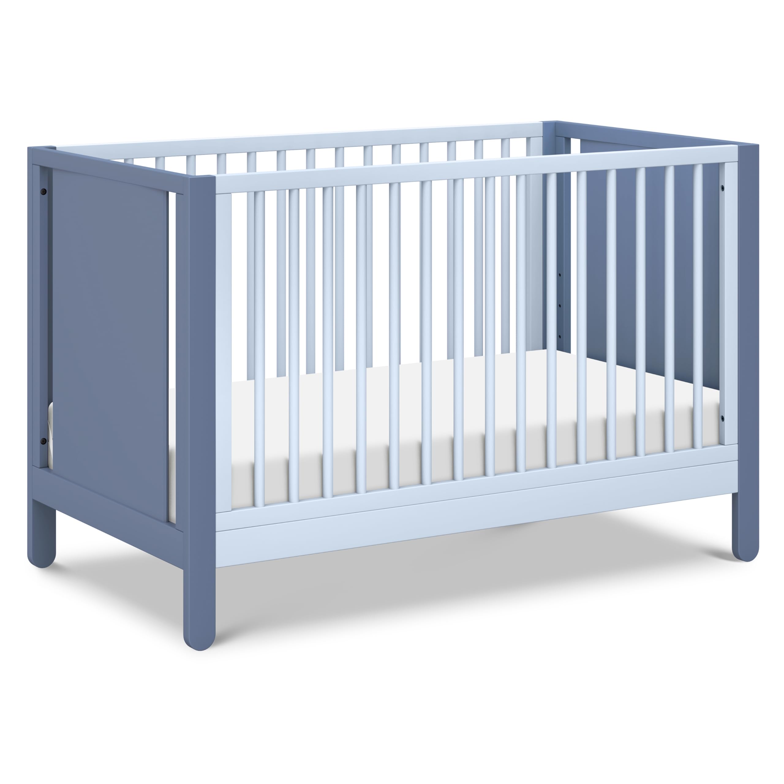 Carter's by Davinci Marisol 4-in-1 Convertible Crib in Cove Blue/Powder Blue, GREENGUARD Gold Certified