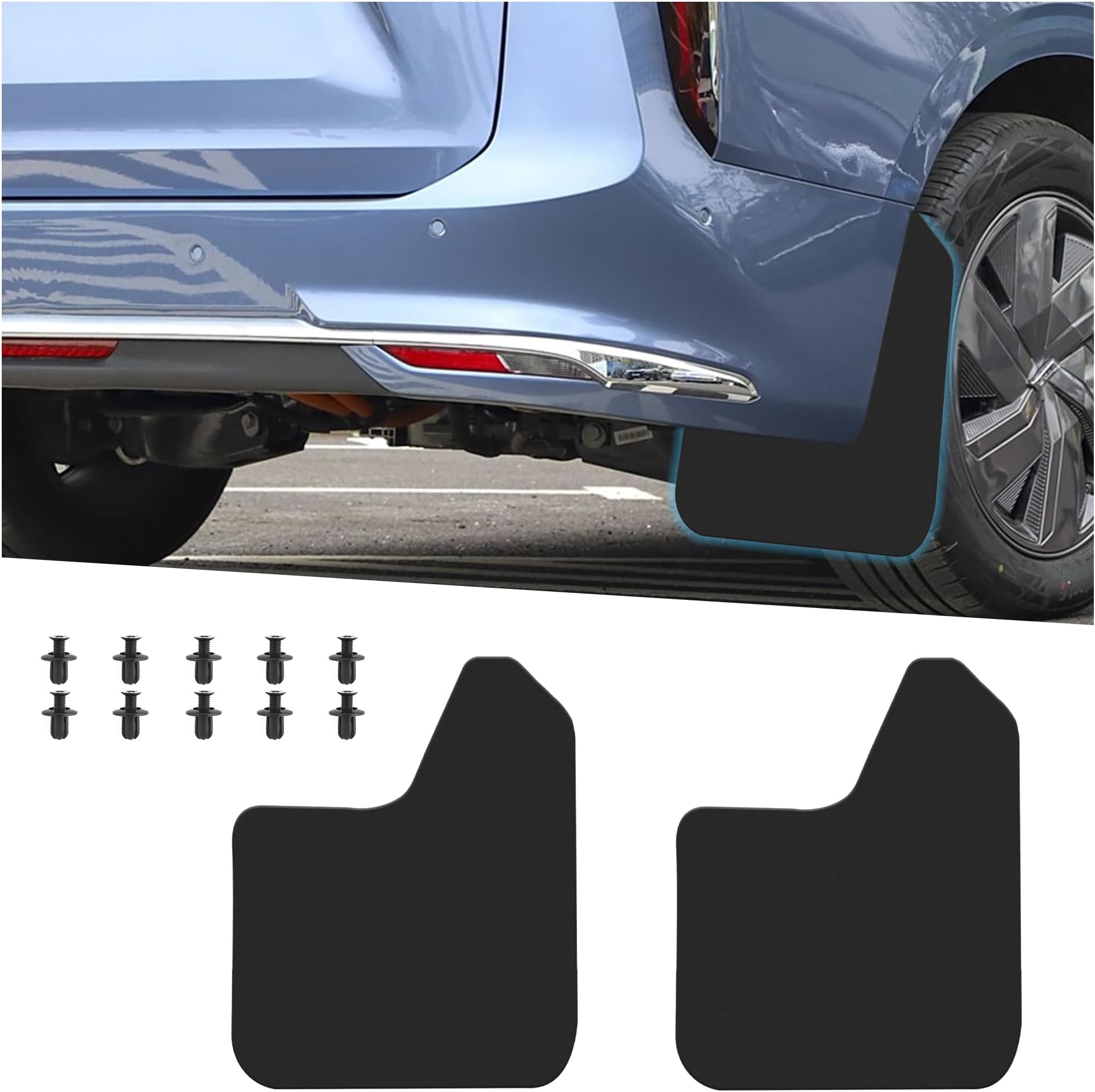 Lot De 4 Bavettes Garde-boue Universelles Pour Voiture Avec