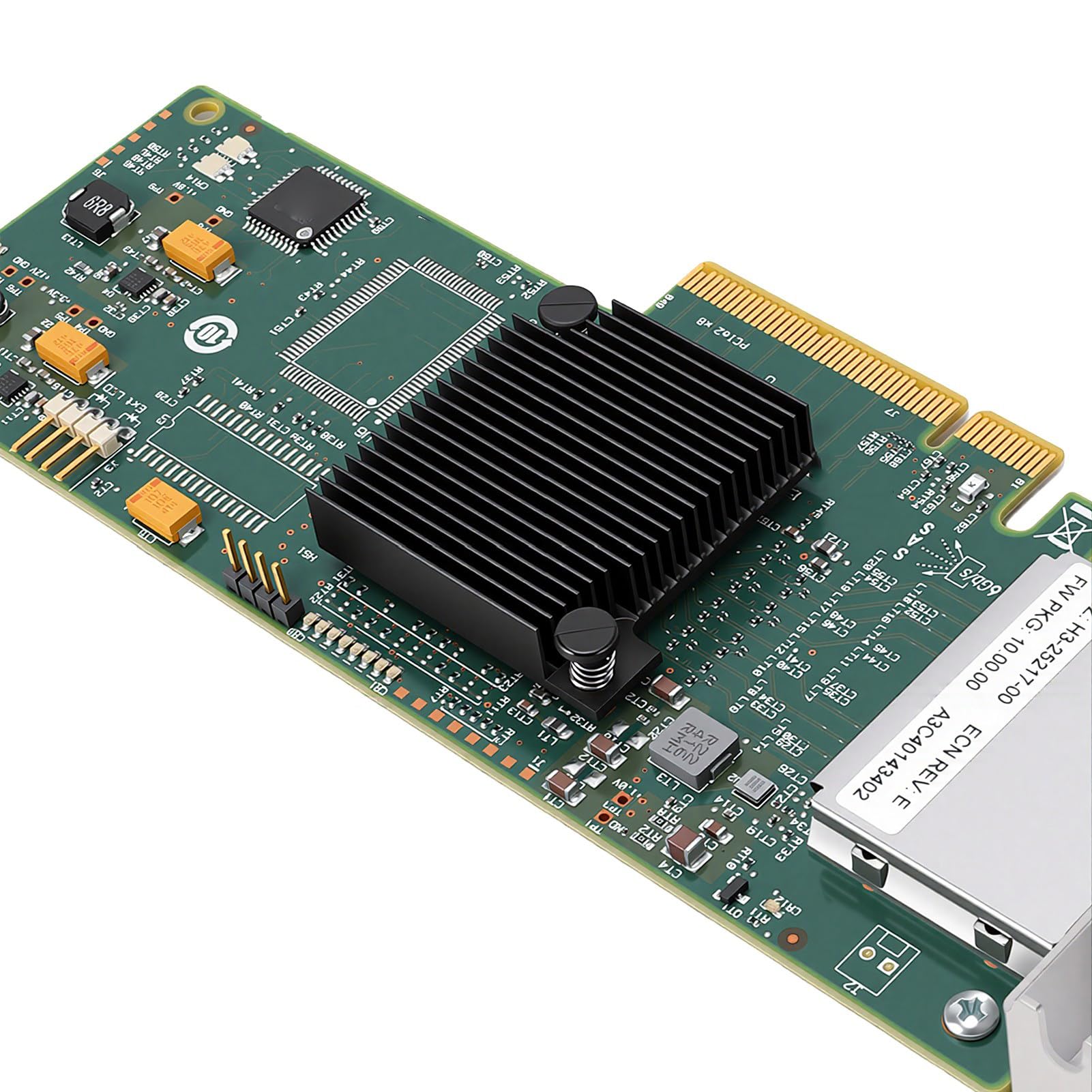 Karta Kontrolera PCIe 2.0 X8 SAS, Niskoprofilowa, 8 Portów dla JBOD i Zewnętrznych Obudów
