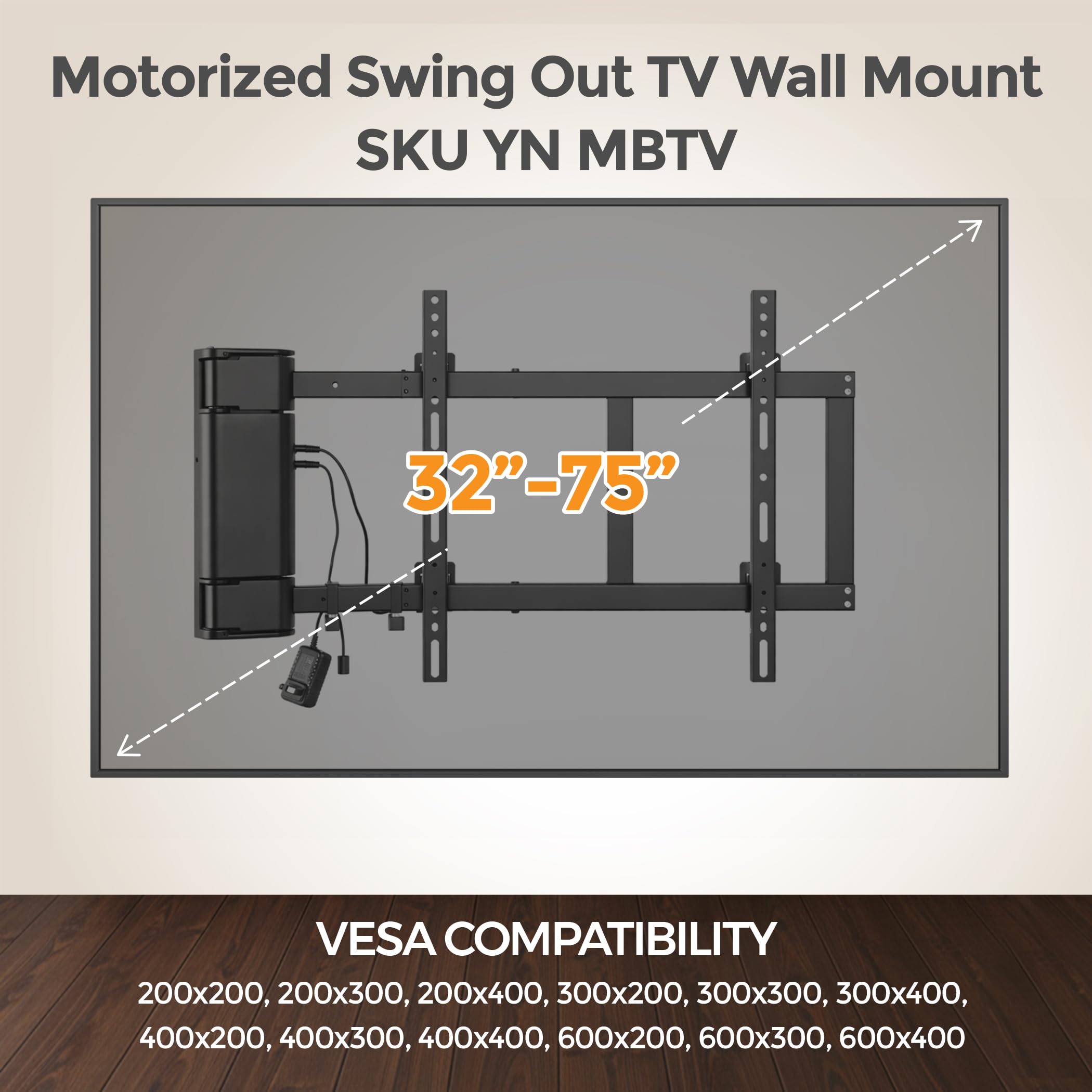 Mounting Bracket 90° Rotabile per TV 32
