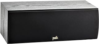 Polk Audio T30 100 Watt Home Theater Center Channel Speaker - Hi-Res Audio with Deep Bass Response