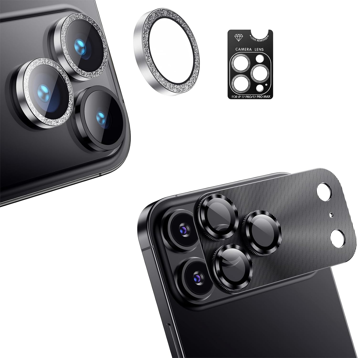 AFARER Camera Lens Protector for iPhone 17 Pro Max
