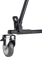 Vista 2 de Benro Trípode de alta resistencia Dolly – Ruedas de goma de bloqueo, diseño plegable, soportes ajustables en las patas y movilidad suave