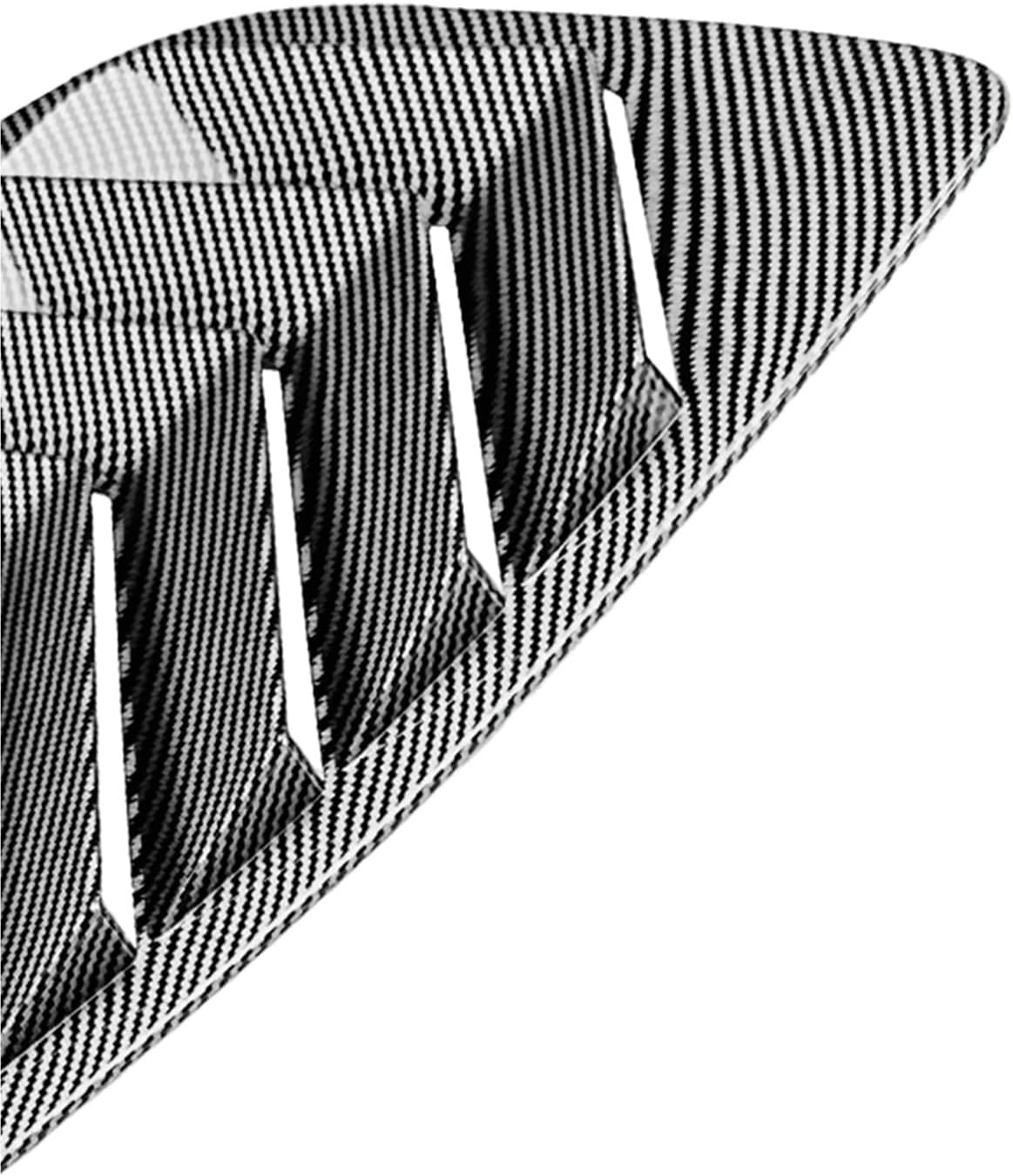 Carbon Fiber Look/Gloss Black Tail Windshield Shield Blind Rear Window Side Louver Shutter Trim Cover for BMW X3 G01 2018-2024(Carbon Fiber Look)