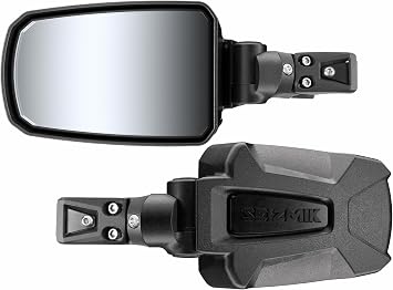 Seizmik Pursuit UTV Side View Mirror for Polaris Pro-Fit and Can Am Profiled ROPS | Set of 2 | Compatible with Polaris Ranger and General, Can-Am Defender and Maverick UTV SXS Models