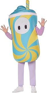 Spirit Halloween Fall Guys Kids Blue Freeze Slurpee Costume - One Size Fits Most | Officially Licensed | Gaming Costumes for Children