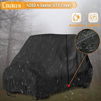 Amazon.com: Chikia UTV 4 Seater Cover Waterproof Fits for Can Am