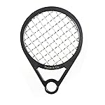 Twist It Up Comb (Bond Black) - Alternative for Hair Sponges, Creates Curls and Twists for Black Men, Tennis Racket Design