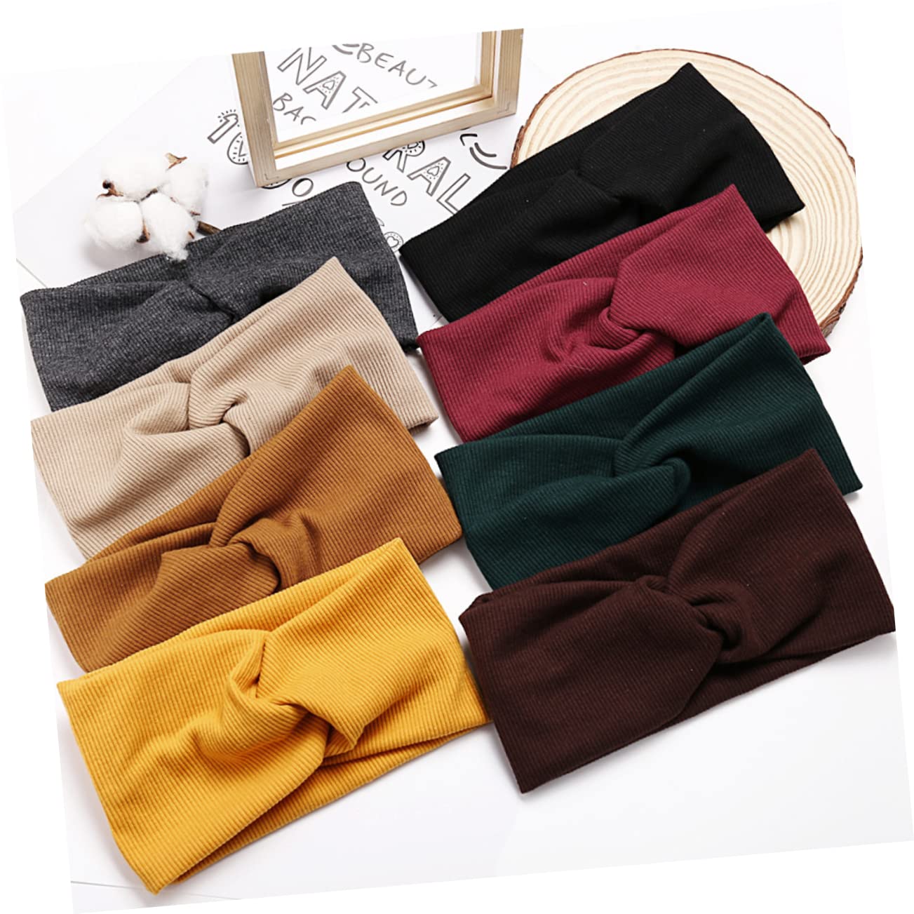 Healeved 16pièces Bandeaux Élastiques Multi-fonctions Pour Sport Et Yoga Lot De Tissus Doux