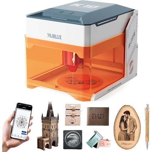 WAINLUXPRO K10 5W Laser Engraver, Class 1 Enclosed Engraving Machine