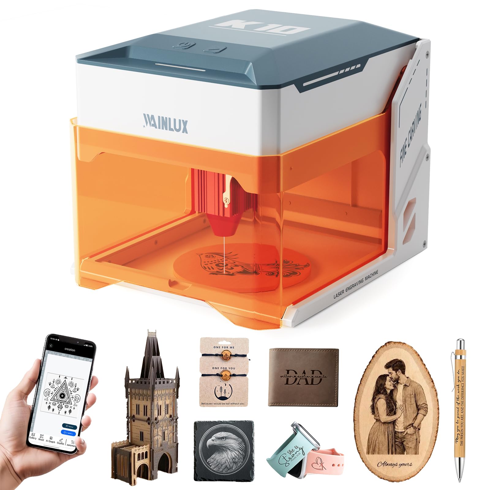 WAINLUXPRO K10 5W Laser Engraver
