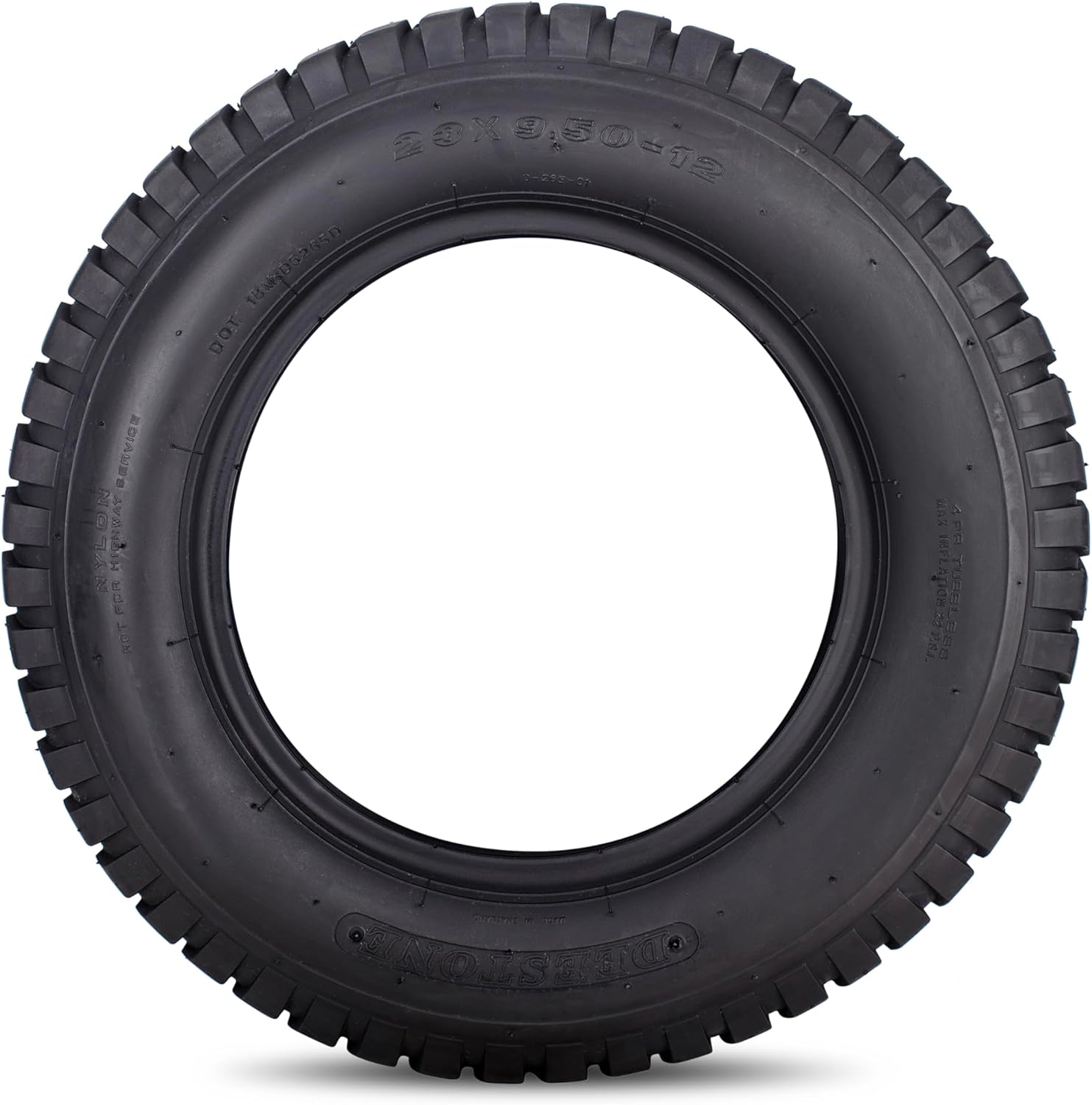 Deestone D265 TURF Lawn & Garden Tire - 23X10.50-12, 4 Ply