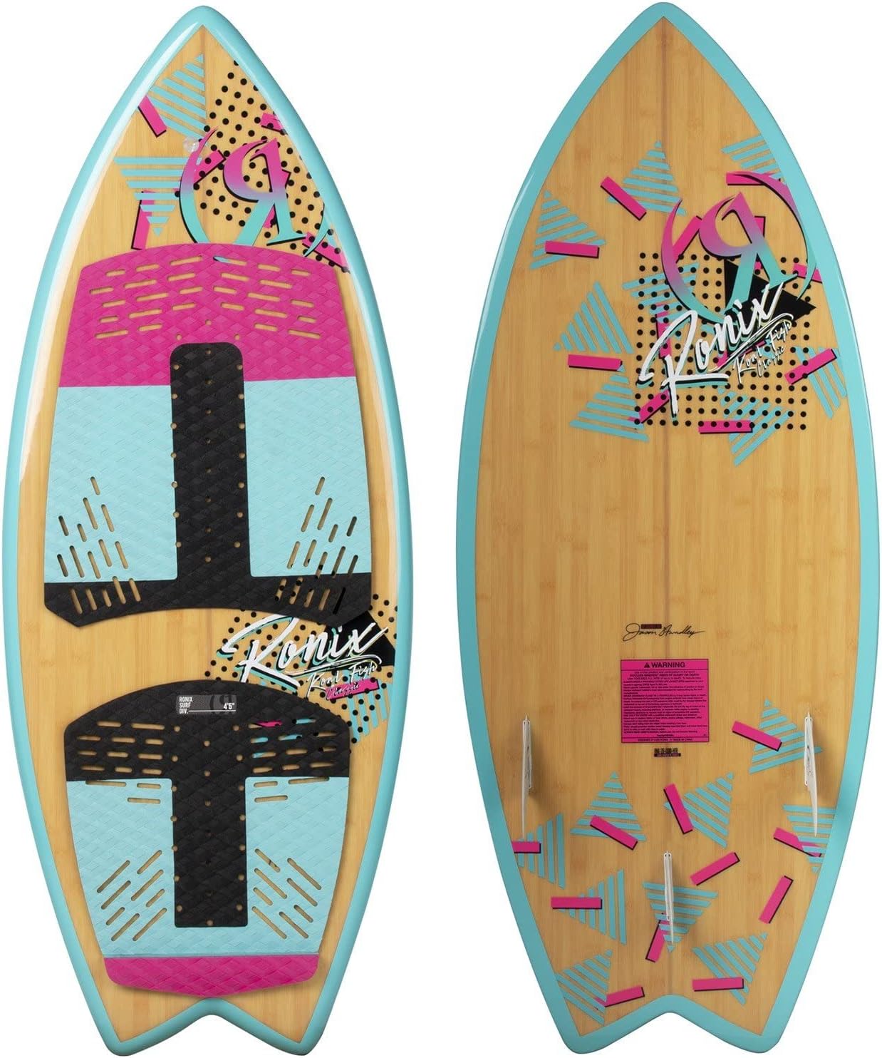 Ronix Women's Koal Classic Fish Wakesurf Board Everything