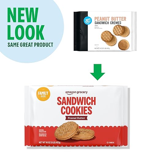 Miniatura 4 de Marca Amazon – Happy Belly - Cremas para sándwich de mantequilla de maní, 1 libra (paquete de 1) (reformulación)