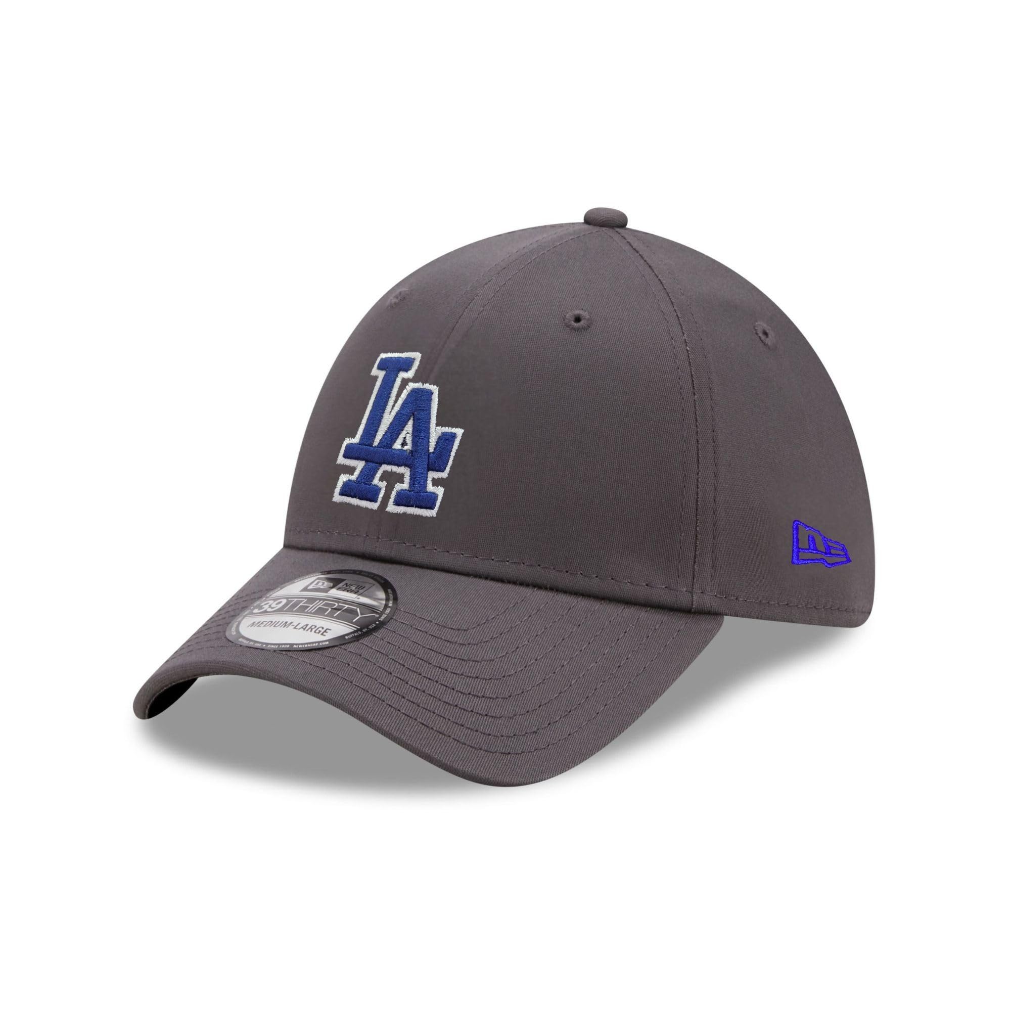 New Era Unisex Los Angeles Dodgers #31523 Los Angeles Dodgers Mlb Graphene Grey 39Thirty Stretch Cap
